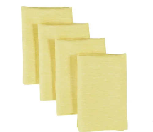Vista 51 de Solino Home Athena - Juego de 4 manteles individuales cuadrados de lino natural claro de 14 x 14 pulgadas, manteles individuales 100 % lino puro