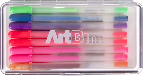 Vista 2 de ArtBin 6902AG Slim Line - Caja para bolígrafos y lápices, organizador pequeño de arte y manualidades, [1] estuche de almacenamiento de plástico