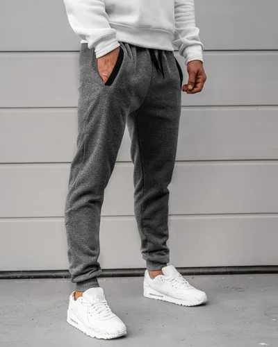 Vista 5 de BUXKR Pantalones deportivos para hombre para correr, pantalones casuales para gimnasio, correr o entrenamiento atlético