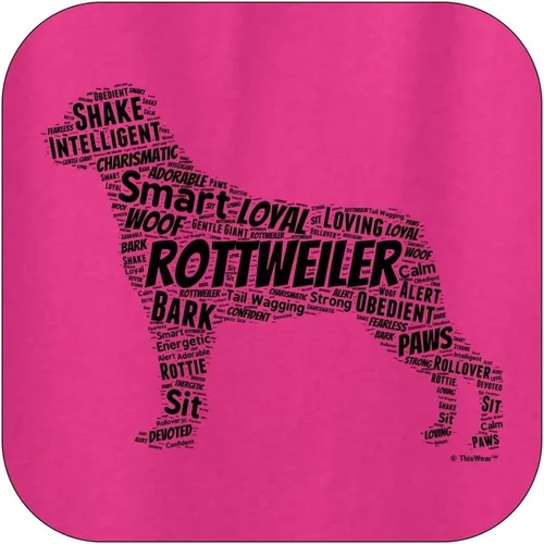 Vista 11 de ThisWear Rottweiler Word Art - Sudadera con capucha para perro y cachorro