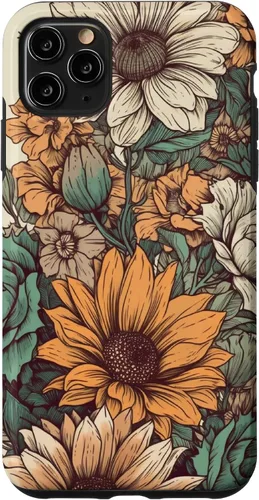 Vista 13 de Western Boho Leopard Sunflowers Cactus Funda Rodeo Cowgirl para iPhone 17
