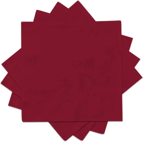 Vista 9 de Servilletas de cóctel de 3 capas, 80 unidades, servilletas de papel desechables, servilletas de cóctel de papel, servilletas de cena