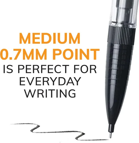 Vista 3 de BIC Lápices mecánicos Xtra-Smooth con borradores, punta media (0.7mm), paquete de 10 unidades, lápices mecánicos a granel para suministros escolares