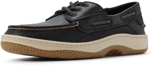 Vista 12 de Sperry Billfish™ - Zapato náutico de cuero de 3 ojales para hombre Negro