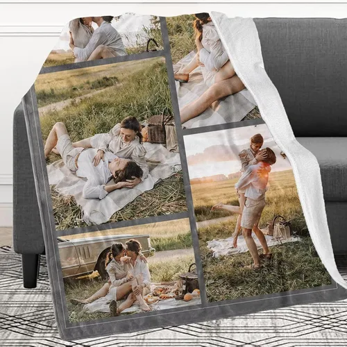 Vista 57 de Manta personalizada con imagen, mantas personalizadas para adultos y niños, manta de fotos personalizable, mantas personalizadas como regalo