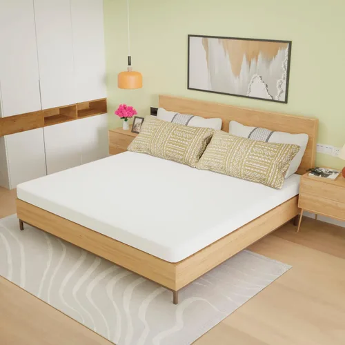 Vista 22 de PayLessHere Colchón de espuma viscoelástica de 5 pulgadas, colchón con infusión de carbón de bambú de gel de enfriamiento, colchones de firmeza