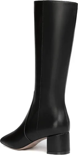 Vista 7 de WAYDERNS Botas altas hasta la rodilla de tacón bajo con cremallera mate para mujer, 2 pulgadas