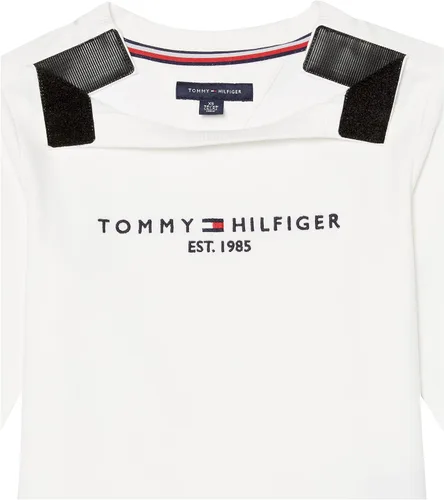 Vista 6 de Tommy Hilfiger Sudadera adaptativa para niña con cierre de velcro en los hombros