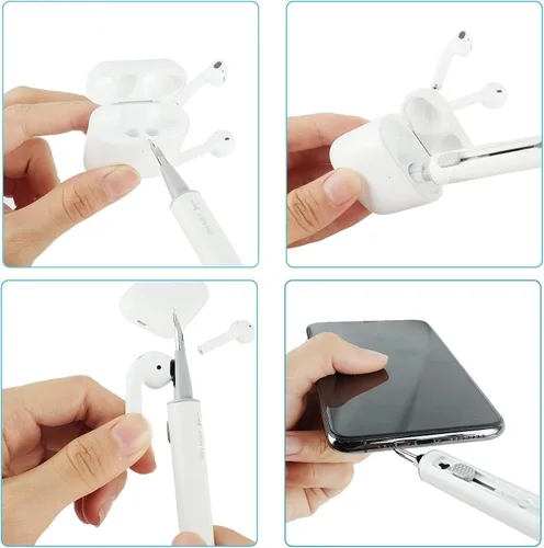 Vista 6 de 10 Pairs Replacement Ear Tips for Beats Powerbeats Pro 2 2024&Cleaning Pen Negro