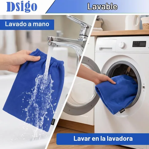 Vista 6 de DSIGO Filtro de Aspiradora para Tienda Retenedor Cubierta Reutilizable Azul Detentor de Polvo para Aspiradora