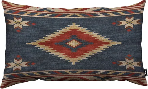Vista 27 de TKS MITLAN Fundas de almohada abstractas con ondas 18 x 18 pulgadas, fundas de almohada decorativas con gradiente azul de agua de mar, ondas