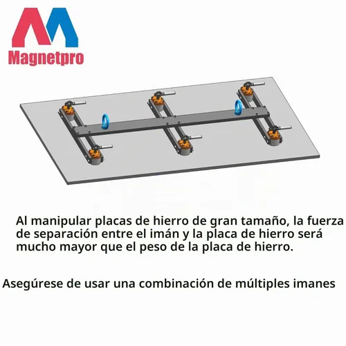 Vista 5 de Magnetpro Imán de interruptor multiusos, sistema magnético conmutable de 660 LB de fuerza de arrancamiento, imán de encendido/apagado