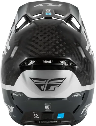 Vista 2 de FLY Racing Casco juvenil Formula S Carbon Byte MX - Aprobado por ECE/DOT, carcasa de carbono, equipo de protección avanzada para motocross, juvenil L