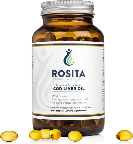 Vista 4 de Aceite de Hígado de Bacalao Rosita Extra Virgen en Cápsulas Blandas