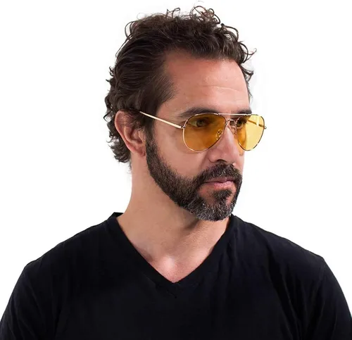 Vista 2 de VITENZI gafas de sol de conducción visión nocturna gafas de sol aviador piloto Milán