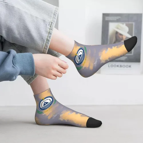 Vista 6 de Coat Of Arms Of Cape Verde Ankle Socks Winter Low Cut Sports Warm Comfort Breathable Casual Socks For Mens And Womens