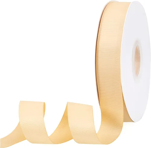Vista 115 de Cinta de grogrén de doble cara de color liso azul bebé de 1-1/2 pulgadas x 50 yardas para envolver regalos, bodas, fiestas, manualidades, lazos