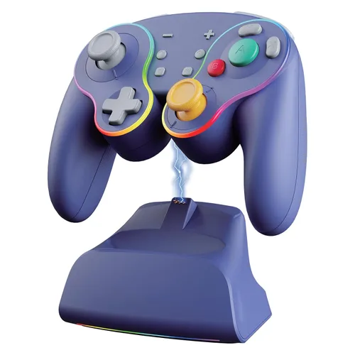 Vista 2 de Wireless Pro Controller for Switch 2SwitchPhoneTabletPC - Programmable Back Buttons, Hall Effect Sticks, Mechanical Keys, 1000mAh, Turbo, Gyro
