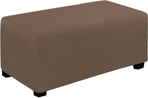 Vista 47 de Easy-Going Funda Elástica para Otomana Taburete de Almacenamiento Plegable Protector de Muebles Funda Rectangular Suave con Parte Inferior Elástica