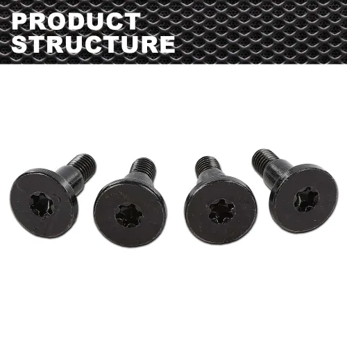Vista 7 de CNNELL Tornillos de tapa para portón trasero, color negro, 4 unidades, compatibles con F150 2008-2014, excluyendo Flareside/Fit 2005-2015 Ford F250
