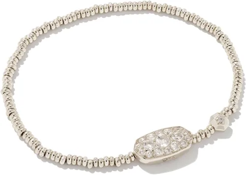 Vista 10 de Kendra Scott Grayson - Pulsera elástica de cristal, joyería de moda para mujer