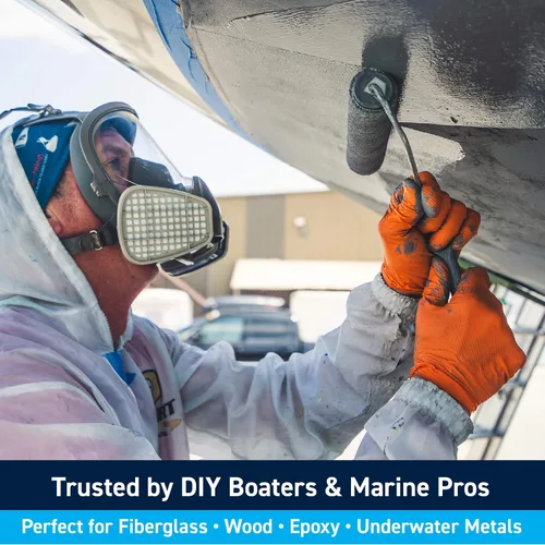 Vista 3 de TotalBoat TotalProtect Sistema de revestimiento barrera epoxy (Gris, Quart)