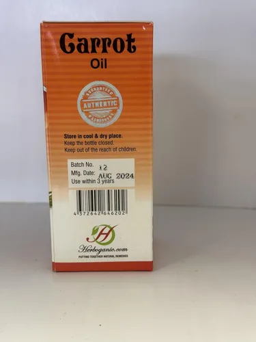 Vista 3 de HERBOGANIC Aceite de zanahoria para cocinar 2 oz