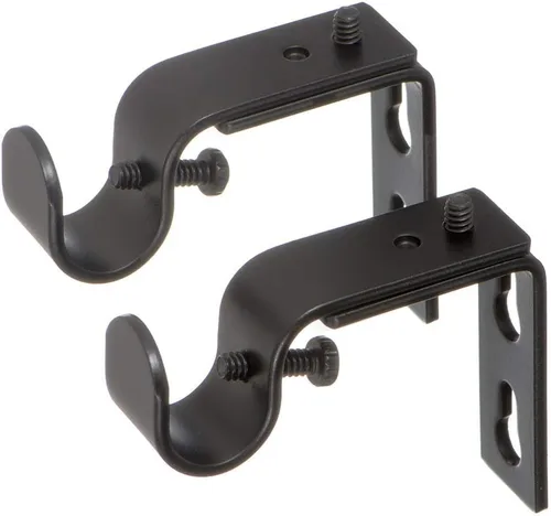 Vista 39 de Ivilon Soportes ajustables para barras de cortina - para barras de 1 o 1 1/8 pulgadas. Juego de 2 - Negro antiguo
