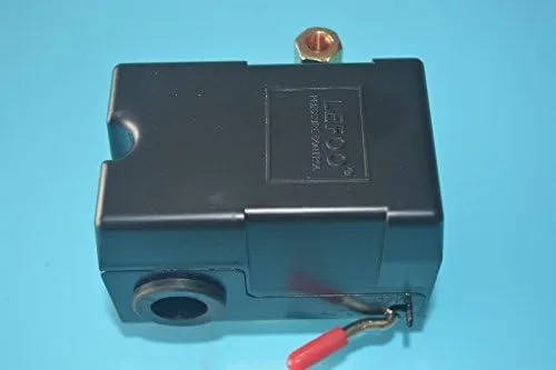 Vista 2 de Lefoo LF10-1H-1-NPT1/4-95-125 Válvula de control de presión de compresor de aire, de alta calidad, de 95-125 PSI, con descarga.