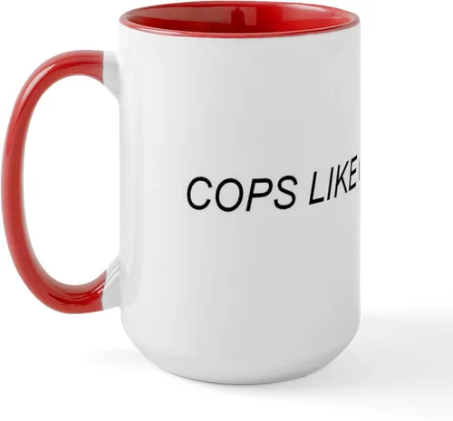 Vista 11 de CafePress Cops Like Big Busts! Taza grande de cerámica de 15 oz (15.0 fl oz)
