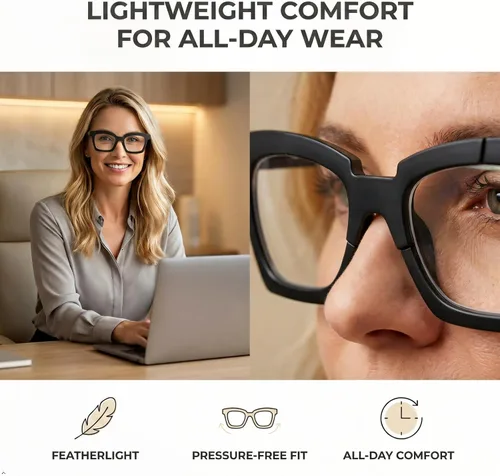 Vista 5 de Eyekepper Gafas De Lectura Mujeres Gafas Con Estilo Lectores - Negro