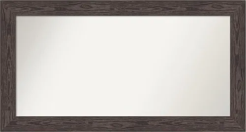 Vista 358 de Amanti Art Espejo personalizado, espejo de baño negro puente, espejo de pared o espejo de tocador de baño sobre el fregadero (26 x 26 pulgadas)