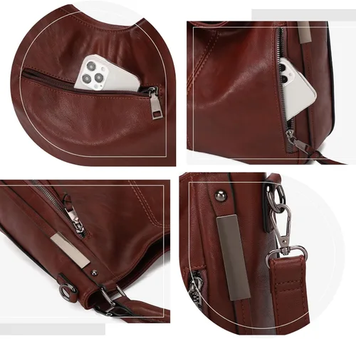 Vista 3 de Monederos para mujer, bolsos de hombro, bolsos de mano