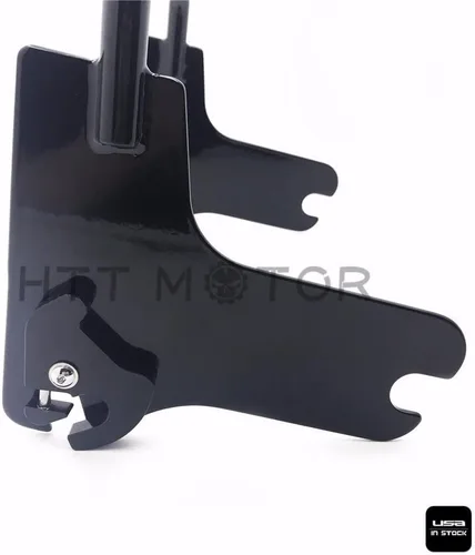 Vista 6 de SBB06- Respaldo vertical para pasajero Sissy Bar compatible con Harley Touring Street Glide 1997-2008