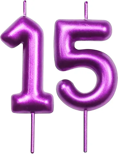 Vista 335 de DERVENTA Vela con números de 2.36 pulgadas, decoración perfecta para cumpleaños, brunch, postre, pastel, 1 pieza (número 0 rosa)