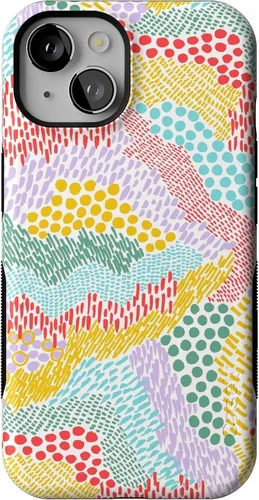 Vista 91 de Casely Funda para iPhone 14 Crayola Outside The Lines Marcador Crayola Compatible con MagSafe Diseño protector audaz