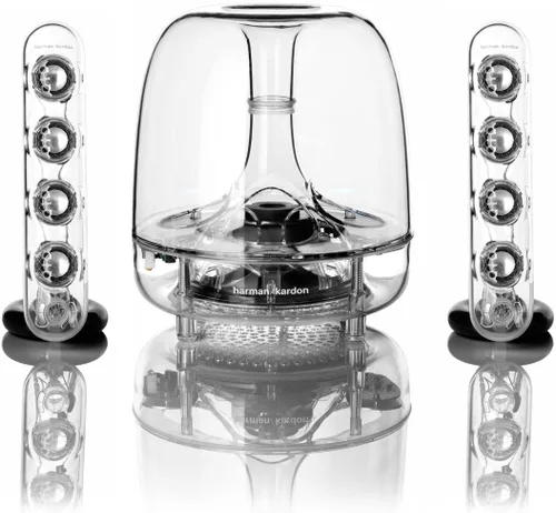 Vista 4 de Sistema de altavoces multimedia Harman Kardon Soundsticks III de 2.1 canales con subwoofer