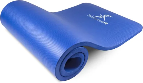 Vista 13 de ProsourceFit Extra Thick Yoga and Pilates Mat 1/2” (13mm) or 1" (25mm), 71-inch Long High Density Exercise Mat with Comfort Foam and Carrying Strap