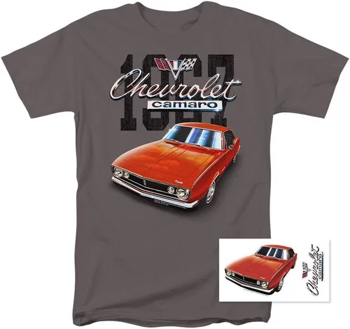 Vista 2 de Popfunk Camiseta clásica para coche Chevy Camaro 1967