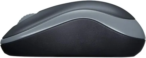 Vista 3 de Mouse inalámbrico - Mouse inalámbrico Logitech M185, negro y rojo