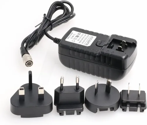 Vista 5 de Hirose 6 Pin 12V AC DC adaptador de fuente de alimentación para Jai GO, Basler Camera ace GigE, Aviator CL, Racer, Runner, Fuente de imagen GigE