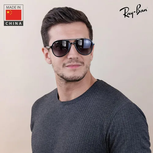 Vista 6 de Ray-Ban RB4376 Pilot Shaped Sunglasses for Men & Women with Official RAYBAN Eyewear Kit