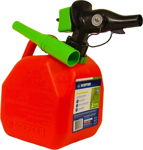 Vista 17 de Scepter FSCD552 - Recipiente de combustible con boquilla SmartControl a prueba de derrames, bidón amarillo para diésel, 5 galones (4 unidades)