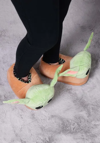 Vista 4 de Star Wars Grogu - Pantuflas para adultos, Verde