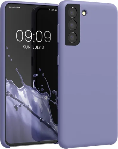 Vista 256 de kwmobile Funda compatible con Samsung Galaxy S9 - Funda de silicona TPU con acabado suave - Blue Reef