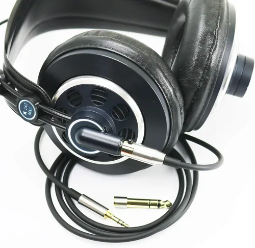Vista 3 de NewFantasia Cable de actualización de audio de repuesto compatible con AKG K240, K240S, K240MK II, Q701, K702, K171, K141, K181, K271s, K271 MKII