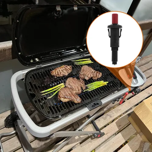 Vista 5 de DELSbbq 80463 Kit de encendido para Weber Traveler Portable 9010001 9020001 9030001 9013001 Gas Grill, botón de encendido para Weber Q100 Q120 Q200