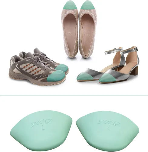 Vista 3 de Shoolex Relleno para zapatos demasiado grandes para hombres/mujeres, inserto de almohadilla para el dedo para hacer que los zapatos queden más