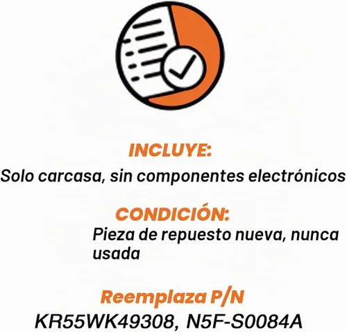Vista 3 de 2 fundas de repuesto para llavero remoto para Honda KR55WK49308