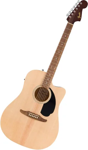 Vista 8 de Fender California Debut Redondo CE Series Guitarra Acústica Principiante 2-Tone Sunburst